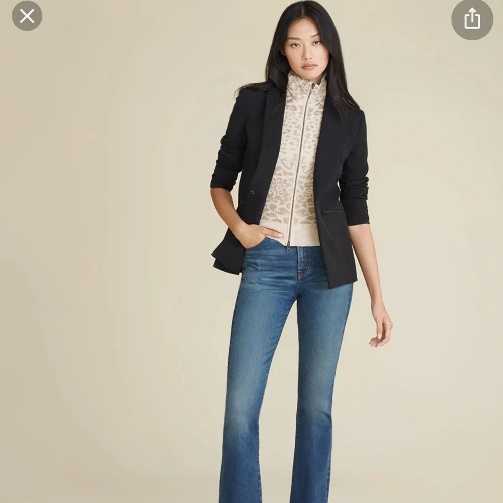 Zita Beige Leopard Dickey - Picture 2 of 5